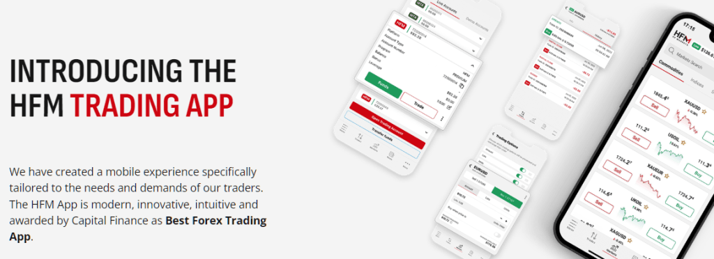 HFM trading app